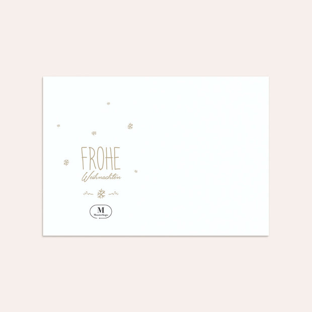 Umschlag mit Design Weihnachten Geschäftlich - Rustique