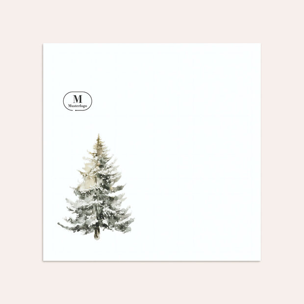 Umschlag mit Design Weihnachten Geschäftlich - Festtagsgrüße