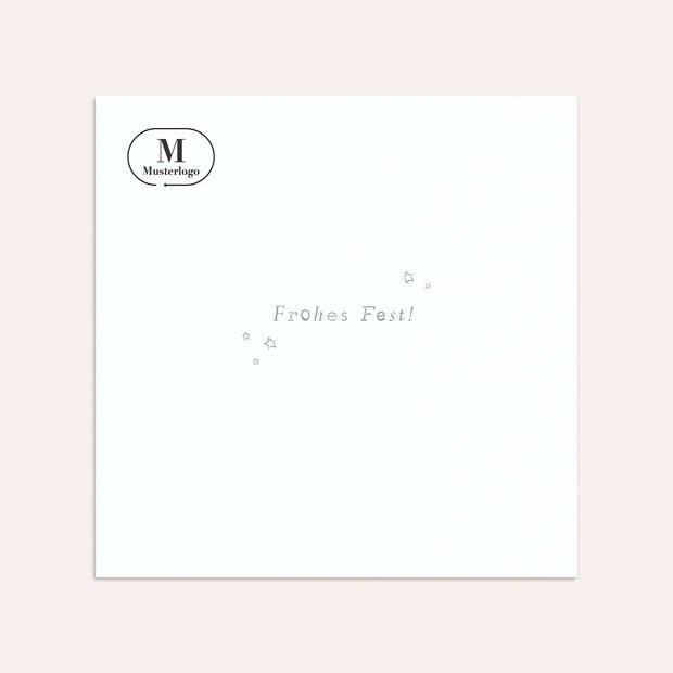 Umschlag mit Design Weihnachten Geschäftlich - Festliche Konturen