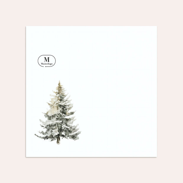 Umschlag mit Design Weihnachten Geschäftlich - Der Neujahrsmorgen