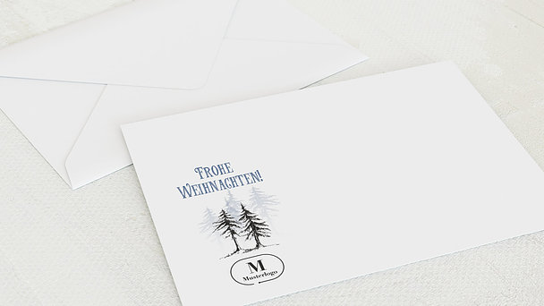 Umschlag mit Design Weihnachten Geschäftlich - Stille Zeit
