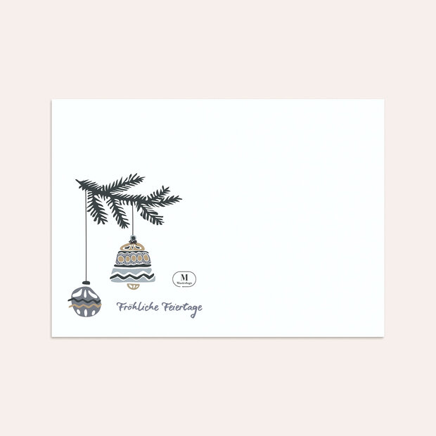 Umschlag mit Design Weihnachten Geschäftlich - Oriental X-Mas