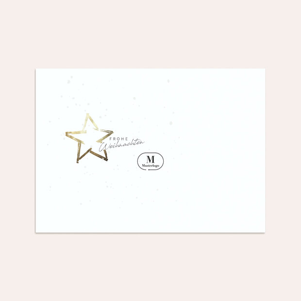 Umschlag mit Design Weihnachten Geschäftlich - Mein kleiner Stern