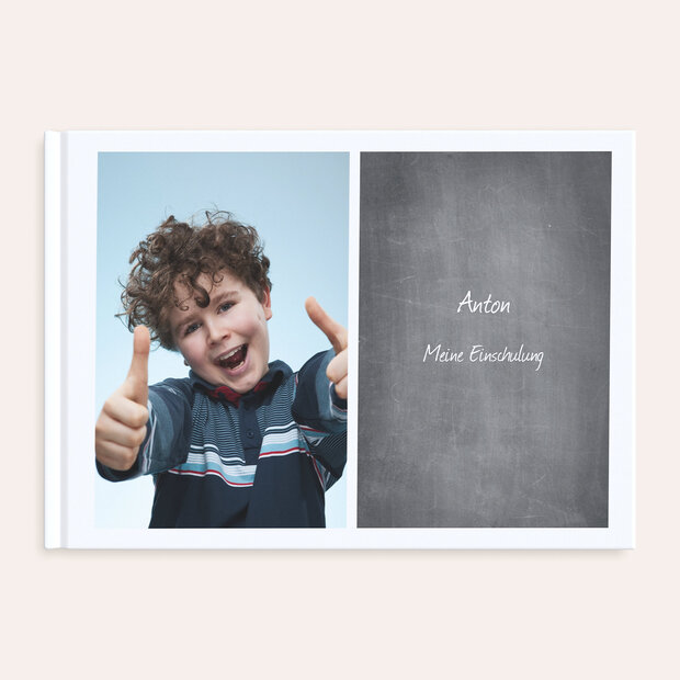 Fotobuch Einschulung - Getäfelt jung