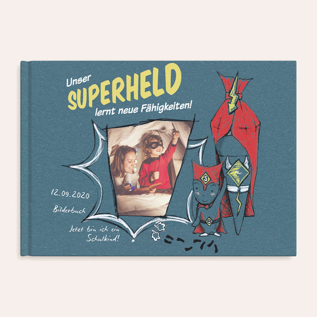 Fotobuch Einschulung - Unser Superheld