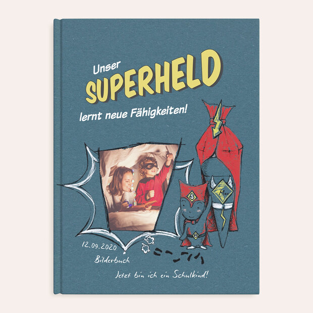 Fotobuch Einschulung - Unser Superheld
