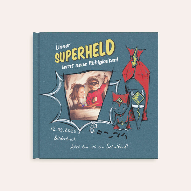 Fotobuch Einschulung - Unser Superheld