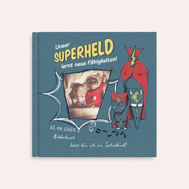 Fotobuch Einschulung - Unser Superheld