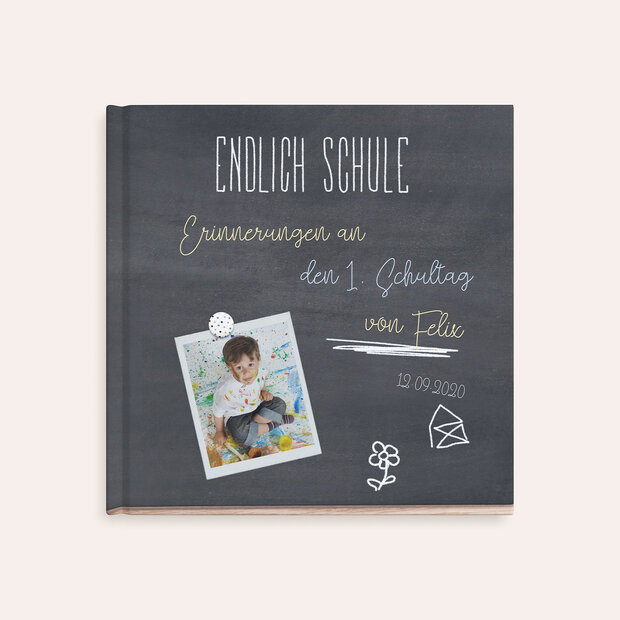 Fotobuch Einschulung - Tafelspaß