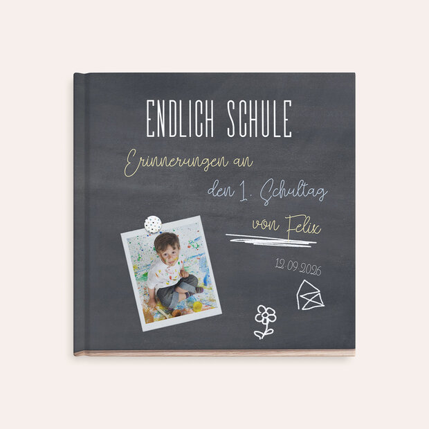 Fotobuch Einschulung - Tafelspaß