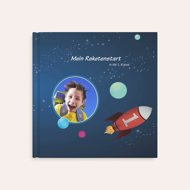Fotobuch Einschulung - Rakete