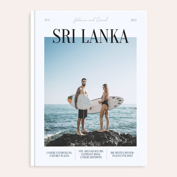 Urlaubsfotobuch - Magazin Style