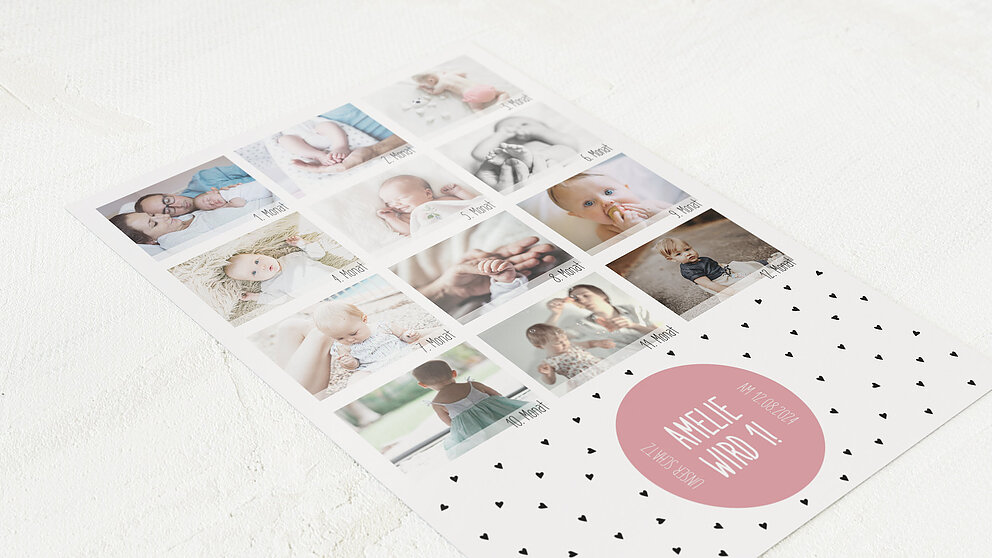 Einladungen Fur Kindergeburtstag My First Year Detail