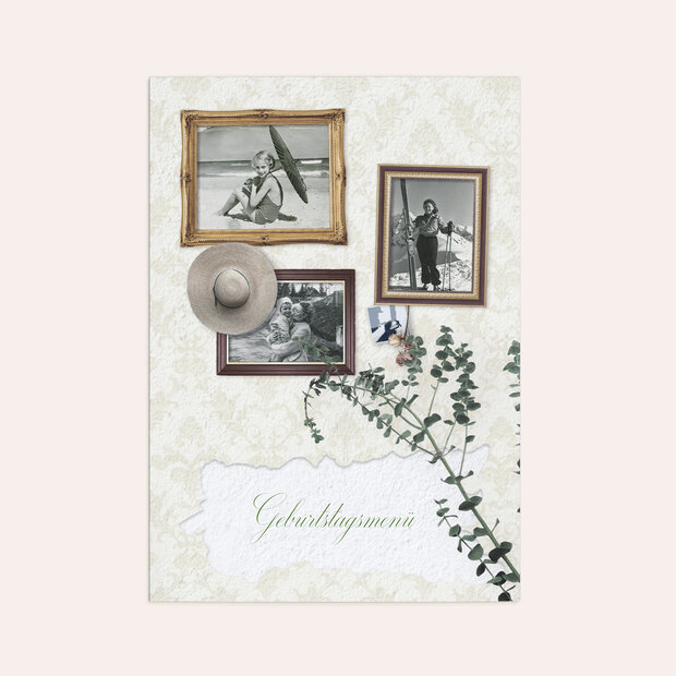 Menükarten Geburtstag - Livingwalls 70