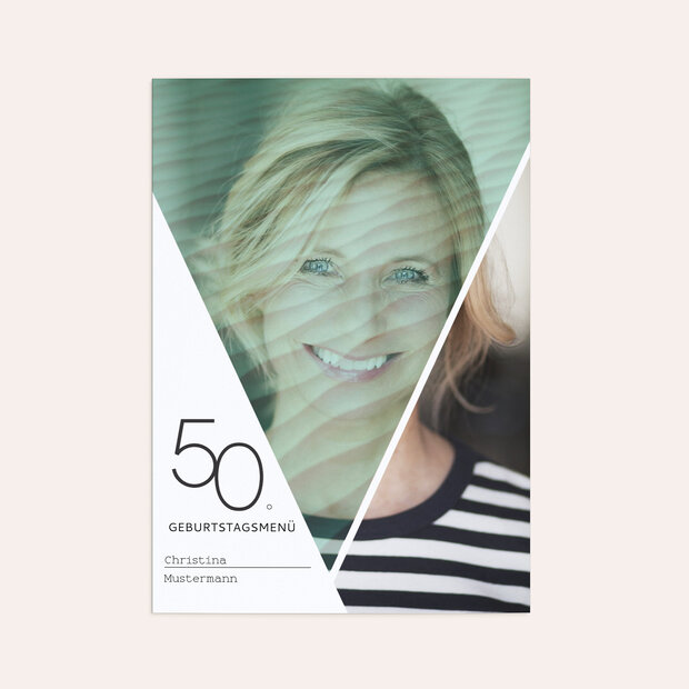 Menükarten Geburtstag - Tribe 50