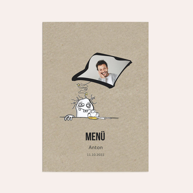 Menükarten Geburtstag - Hangover 40