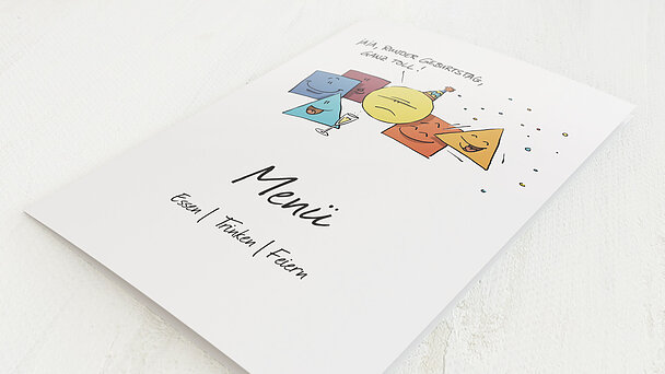 Menukarten Fur Ihre Geburtstagsfeier