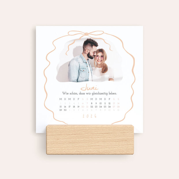 Tischkalender - Schleifenglück