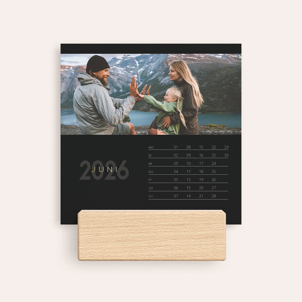 Tischkalender - 12 elegante Monate