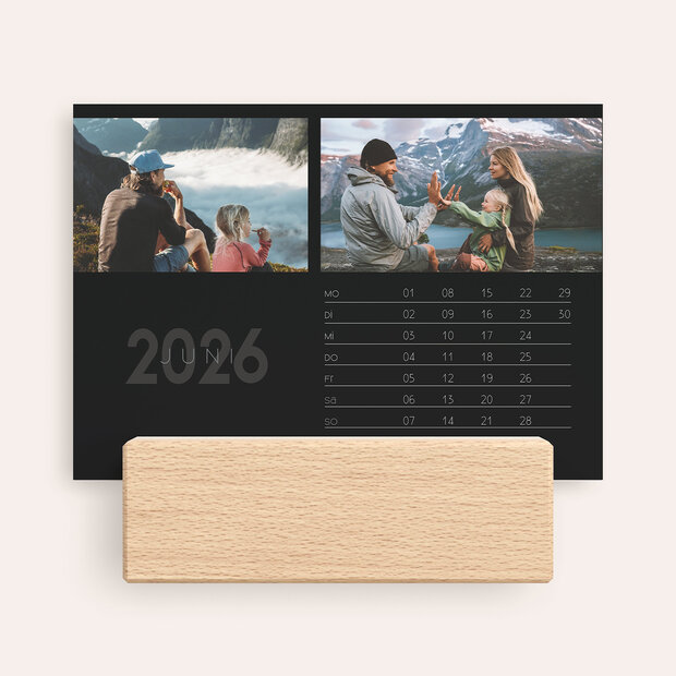 Tischkalender - 12 elegante Monate