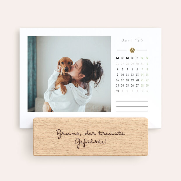 Tischkalender - Wahre Tierliebe