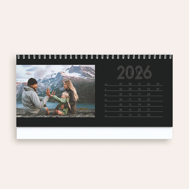 Tischkalender - 12 elegante Monate