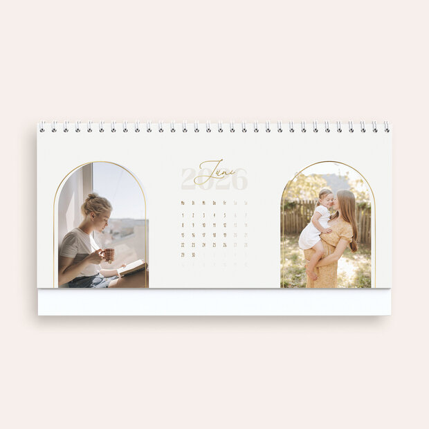 Tischkalender - Elegante Formen