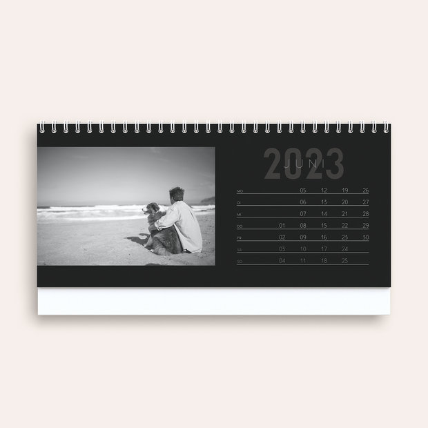 Tischkalender - 12 elegante Monate Tischkalender