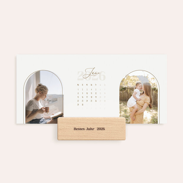 Tischkalender - Elegante Formen