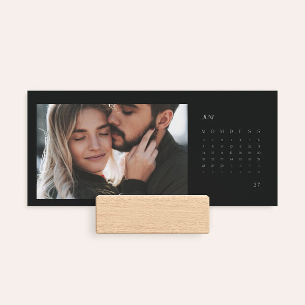 Tischkalender - Simply Black