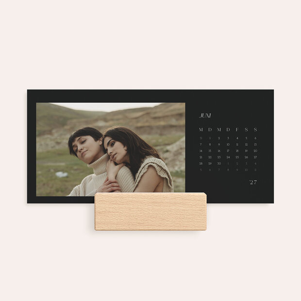Tischkalender - Simply Black
