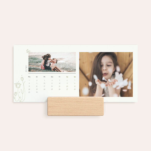 Tischkalender - Zart gezeichnete Jahresreise