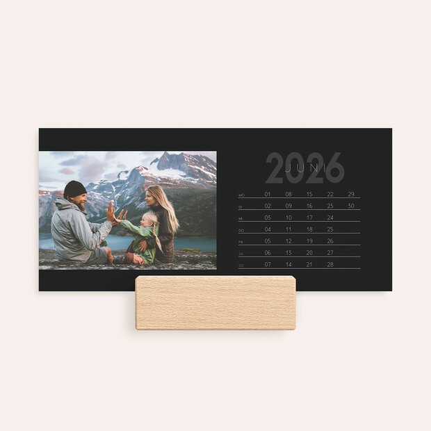 Tischkalender - 12 elegante Monate