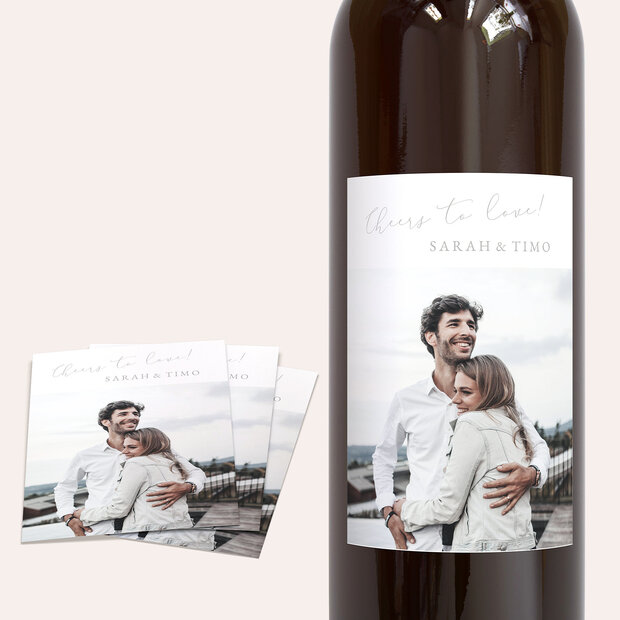Weinetiketten Hochzeit - Easy loving