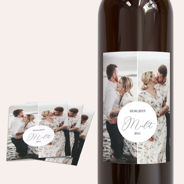 Weinetiketten Hochzeit - Zauberzeit