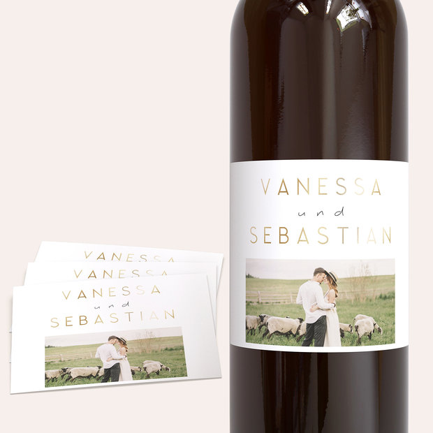 Weinetiketten Hochzeit - Kleine Scheune