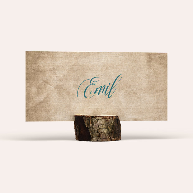 Tischkarten für Ihre Geburtstagsfeier - Kupferstich