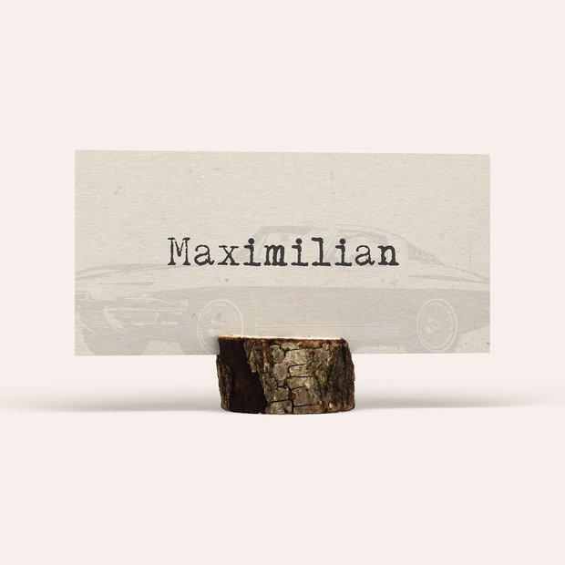 Tischkarten für Ihre Geburtstagsfeier - Heißer Schlitten 60