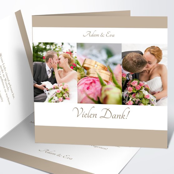 Danksagungskarten Hochzeit