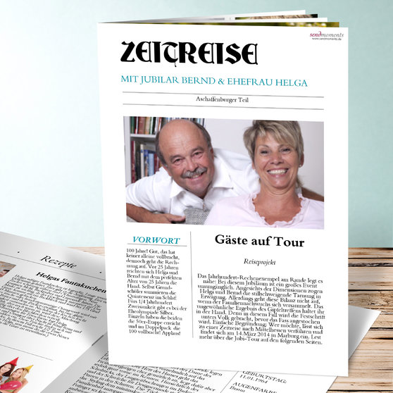 Geburtstagszeitung Zeitung Detail