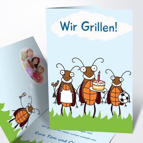 Einladungskarten zum Sommerfest, kreative Einladungen ...