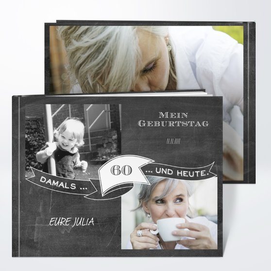 Fotobuch Geburtstag Jahrestafel 60 Detail