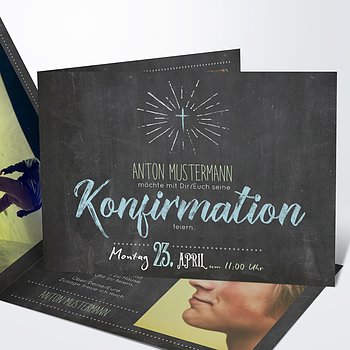 Einladungskarten Konfirmation Konfirmationseinladungen selbst gestalten