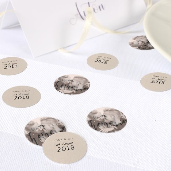 Goldrock Just Married Deko Hochzeit Tischdeko Herze Produktbild-Vorschau 3
