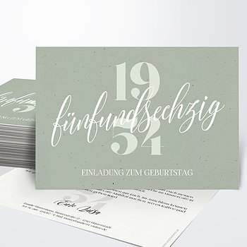 Einladungen zum 65. Geburtstag