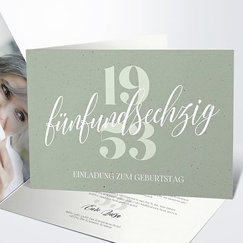 Einladungen zum 65. Geburtstag