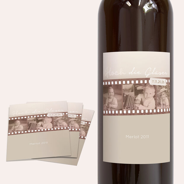 Weinetiketten Geburtstag - Retrospektive