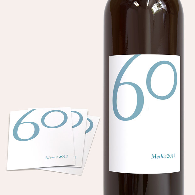 Weinetiketten Geburtstag - Meine Sechzig
