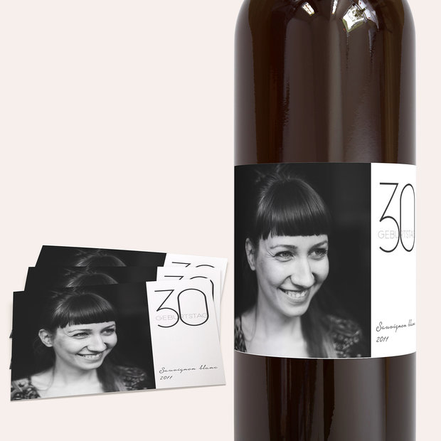 Weinetiketten Geburtstag - Art Flair