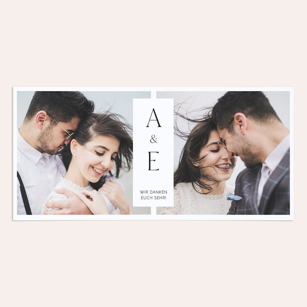 Danksagungskarte Hochzeit - Splendid Wedding